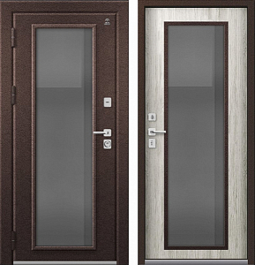 Товар Дверь Термо-11 Шоколадный муар - полярный дуб DIS007477